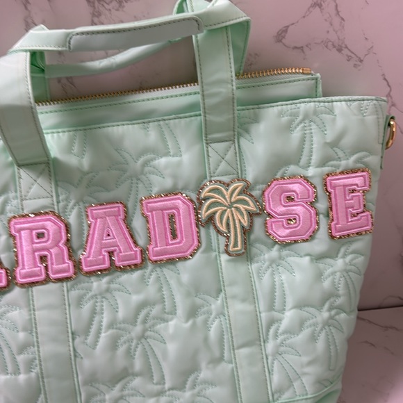 NWT Stoney Clover Lane Mini Puffy Tote in Out of Office - Picture 3 of 7